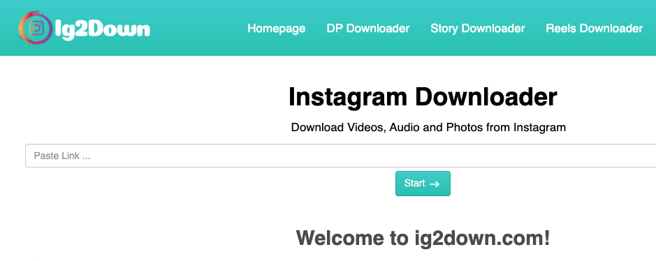 Instagram reels downloader